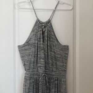 Banana Republic Heather Gray Maxi Sleeveless